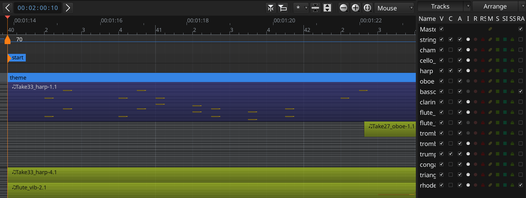 New Editor List pane