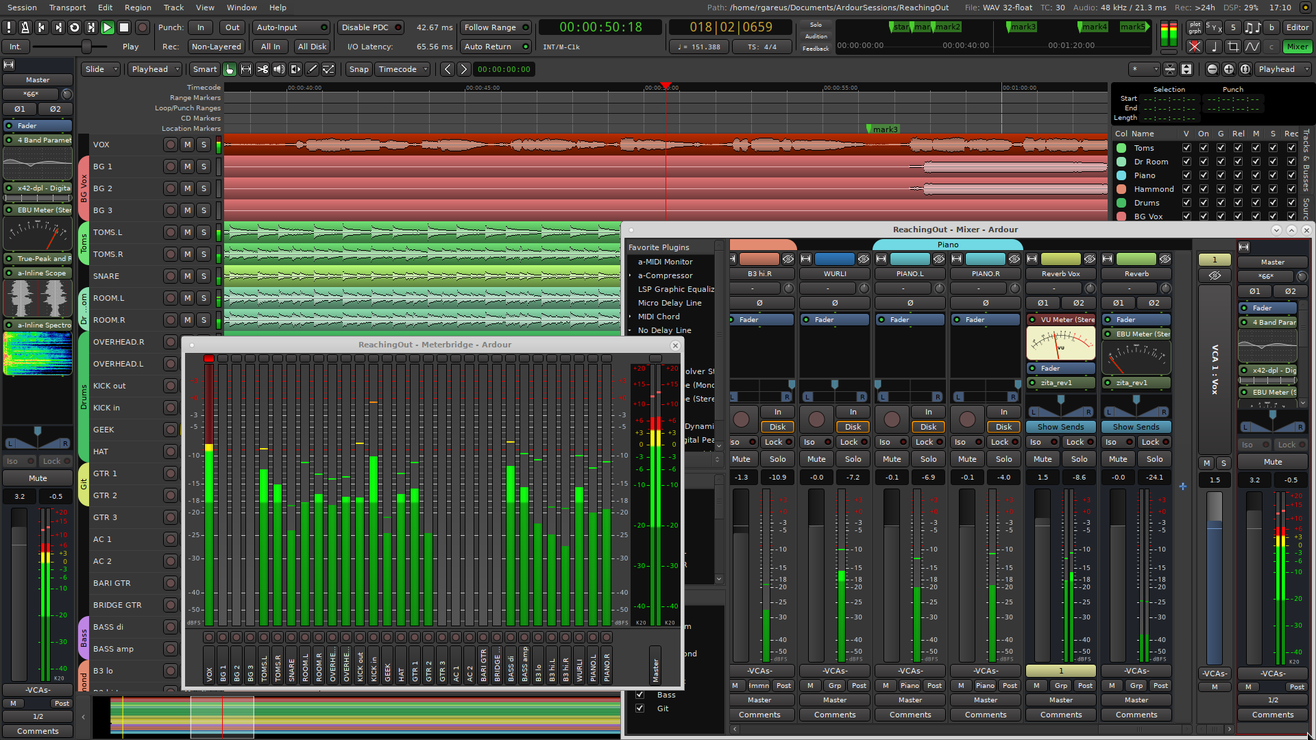 ardour - the digital audio workstation