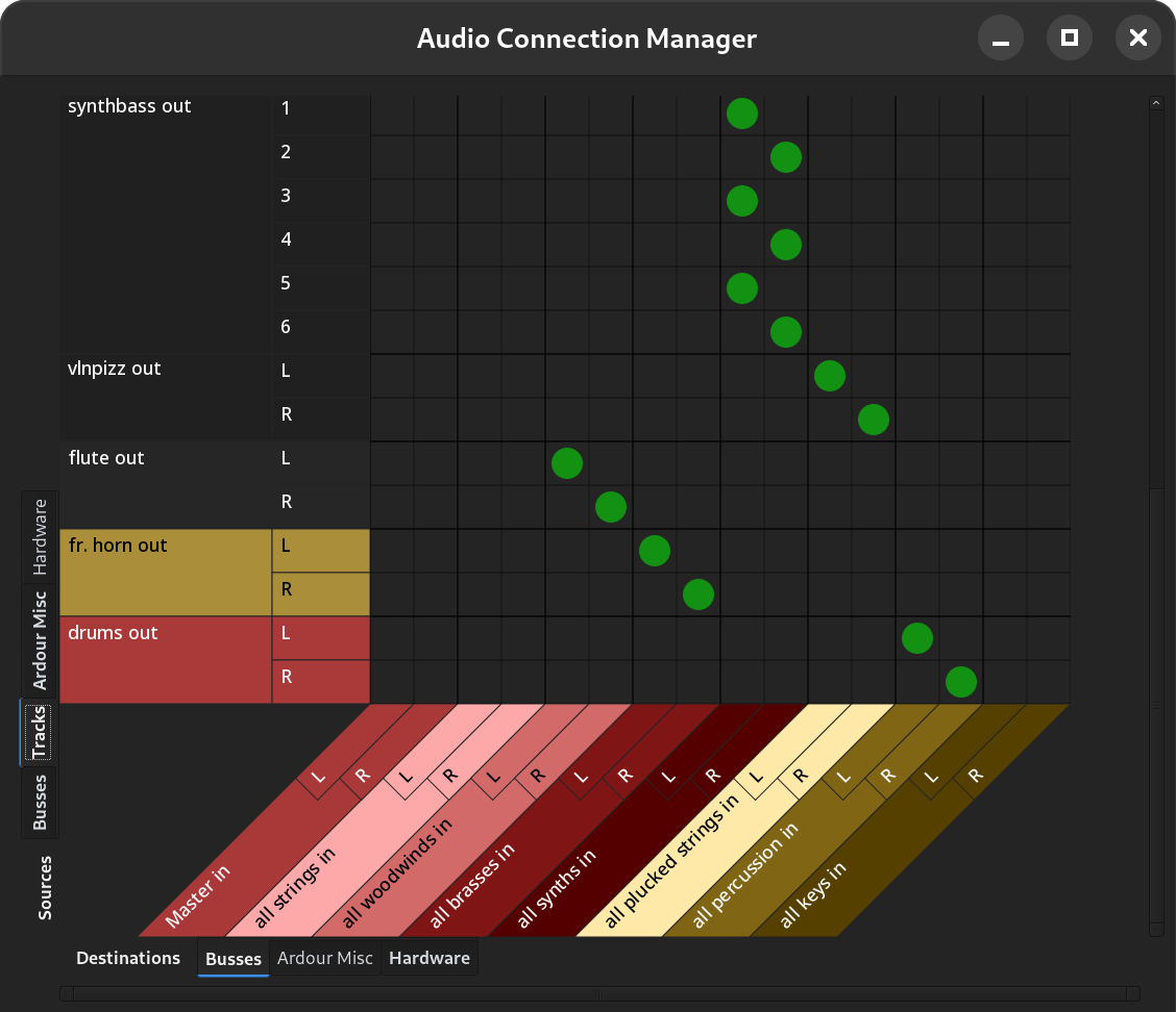 Audio routing