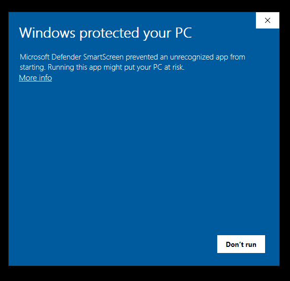 step 6 of the ardour install process on Windows with Defender